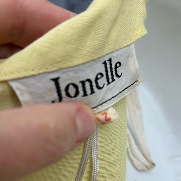 Jonelle 1950's Yellow Dress & jacket set, size vintage "12" (modern 6), - Picture 16 of 16